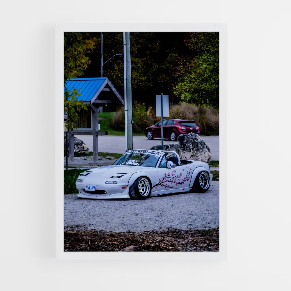 Poster Miata Élégance – affiche Mazda (vue 3)